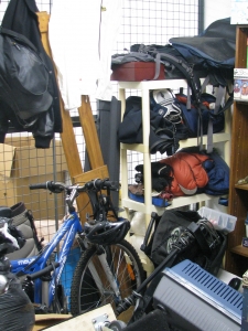 Storage Locker Before Organizing