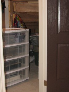 Storage Area After Organizing Storage Area After Organizing