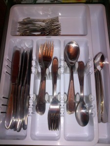 organized cutlery drawer organized cutlery drawer