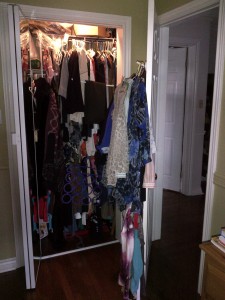 Closet Before organizing Closet Before organizing